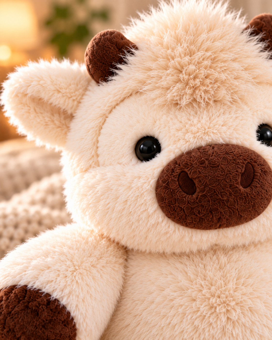 Running Highland Cow Plushie