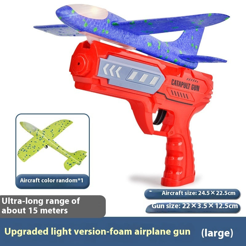 Catapult Bubble Plane Launch Gun Toy