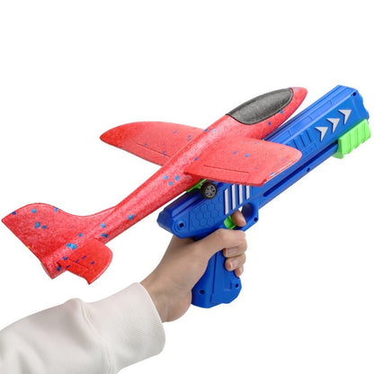 Catapult Bubble Plane Launch Gun Toy
