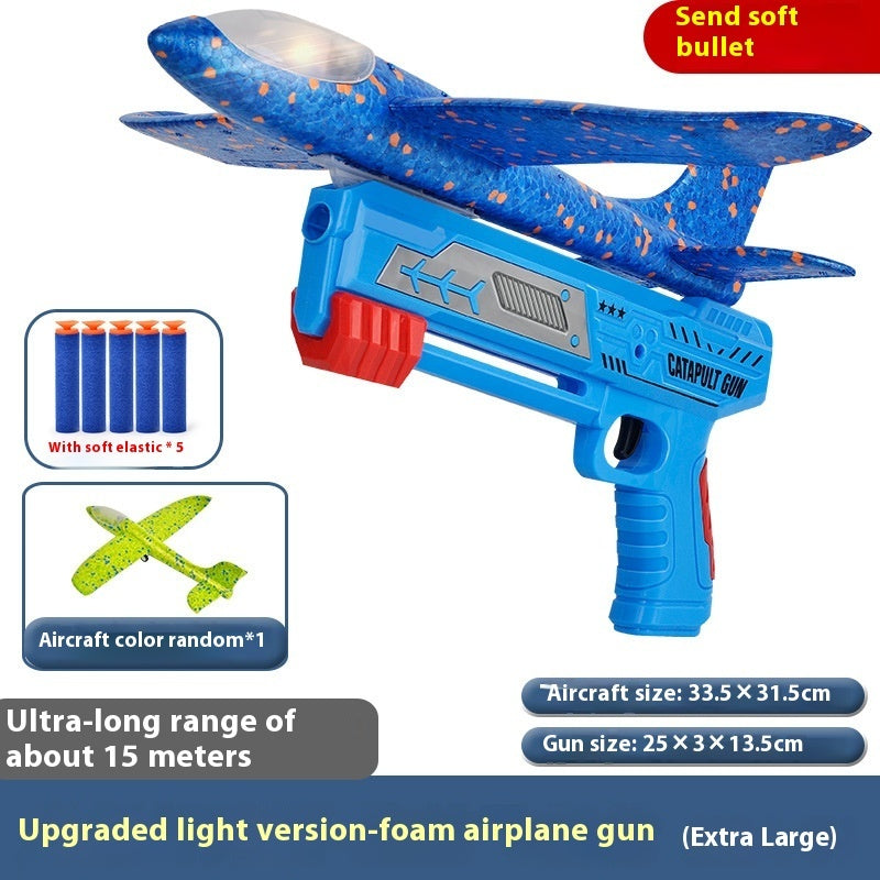 Catapult Bubble Plane Launch Gun Toy