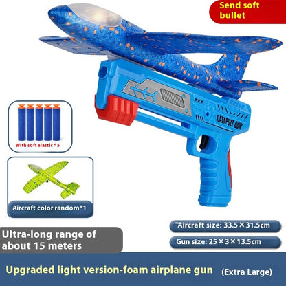 Catapult Bubble Plane Launch Gun Toy