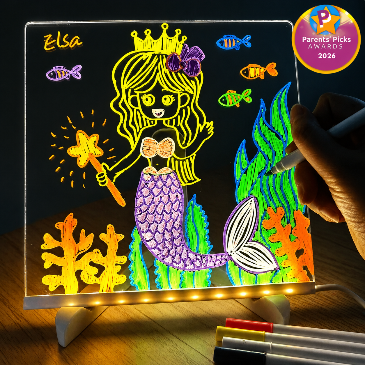 The Clever Cub - LED Note Board