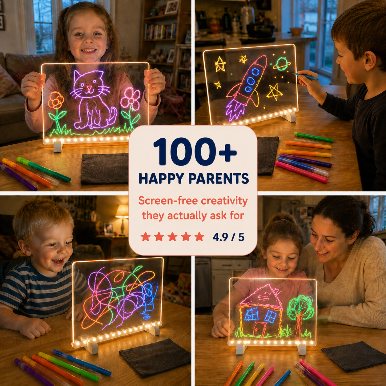 The Clever Cub - LED Note Board