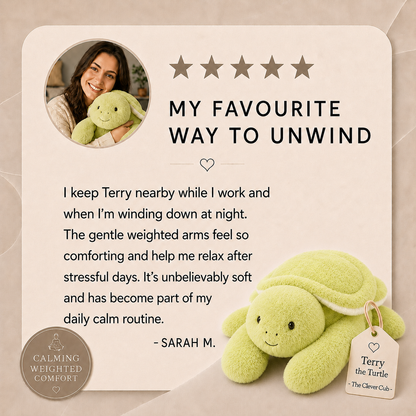 Terry The Turtle Weighted HugBud™