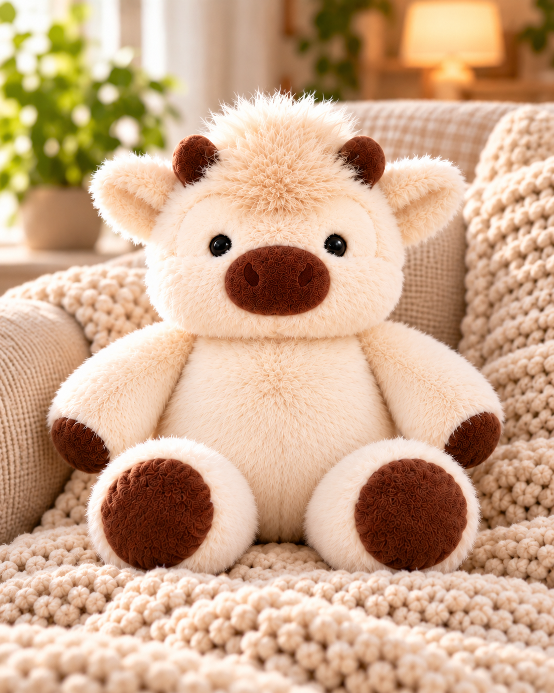 Running Highland Cow Plushie