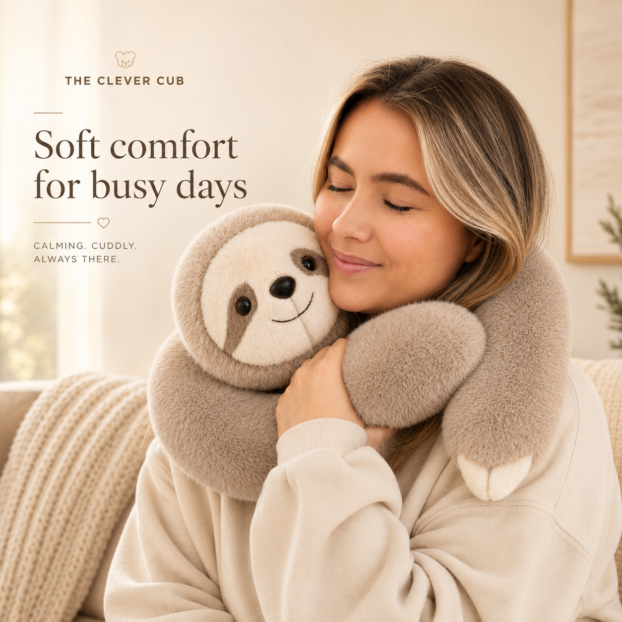 Sunny The Sloth Weighted HugBud™