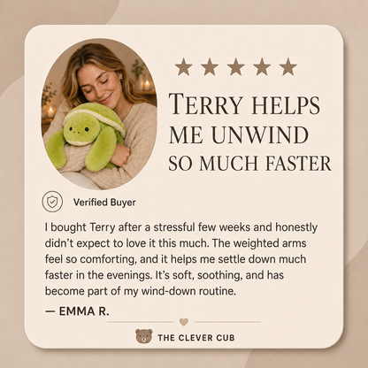 Terry The Turtle Weighted HugBud™