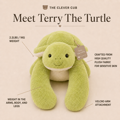 Terry The Turtle Weighted HugBud™