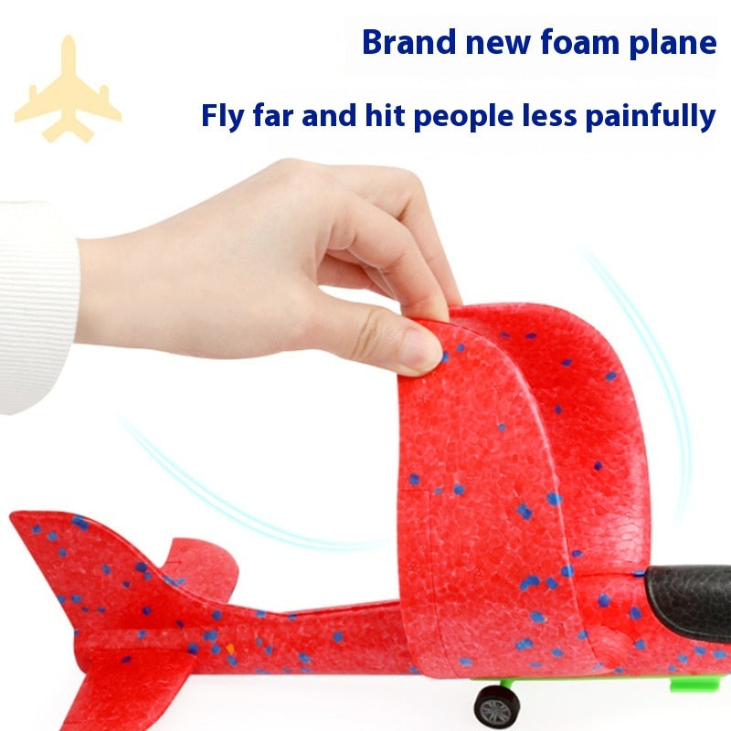 Catapult Bubble Plane Launch Gun Toy