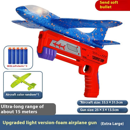 Catapult Bubble Plane Launch Gun Toy